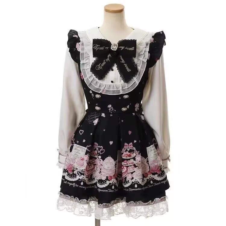 Japanese Women Formal Wear - Ensemble de robe japonaise Kawaii avec