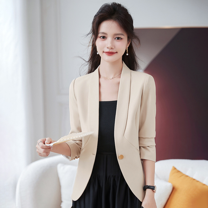 Women Formal Wear With Black Blazer - Blazer formel à manches longues pour