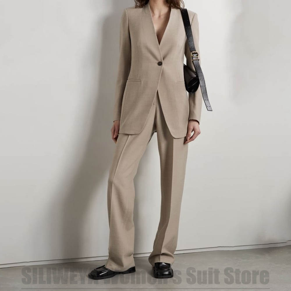Women Formal Wear Tailor - Costume pour femmes, 2 pièces, col