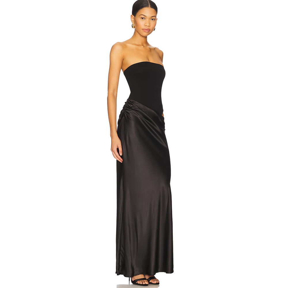 Women'S Formal Wear For Wedding Guest - Robes de soirée longues moulantes drapées