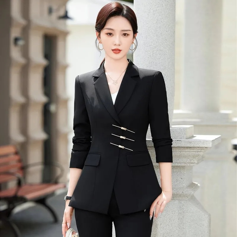 Veste blazer et pantalon imbib - Women Formal Wear With Black Blazer avis et prix