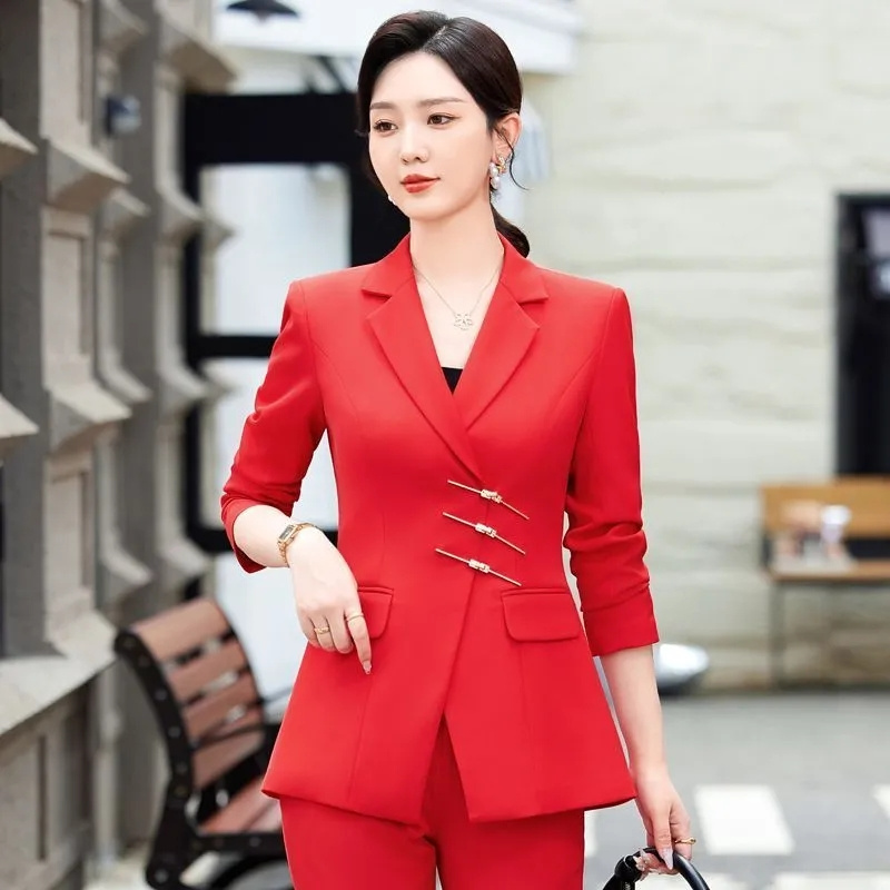 Veste blazer et pantalon imbib - Women Formal Wear With Black Blazer avis et prix