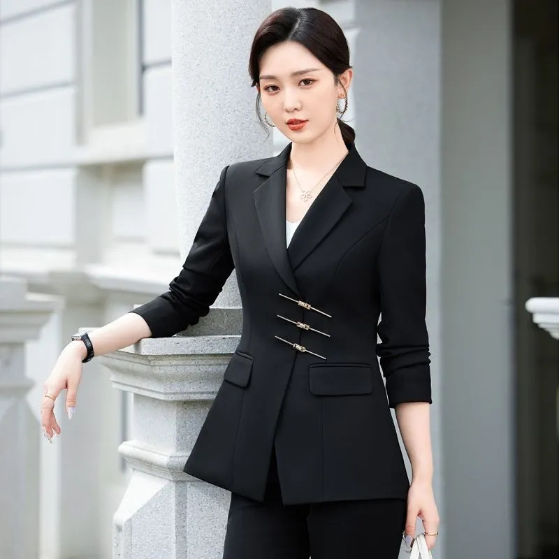 Veste blazer et pantalon imbib - Women Formal Wear With Black Blazer avis et prix
