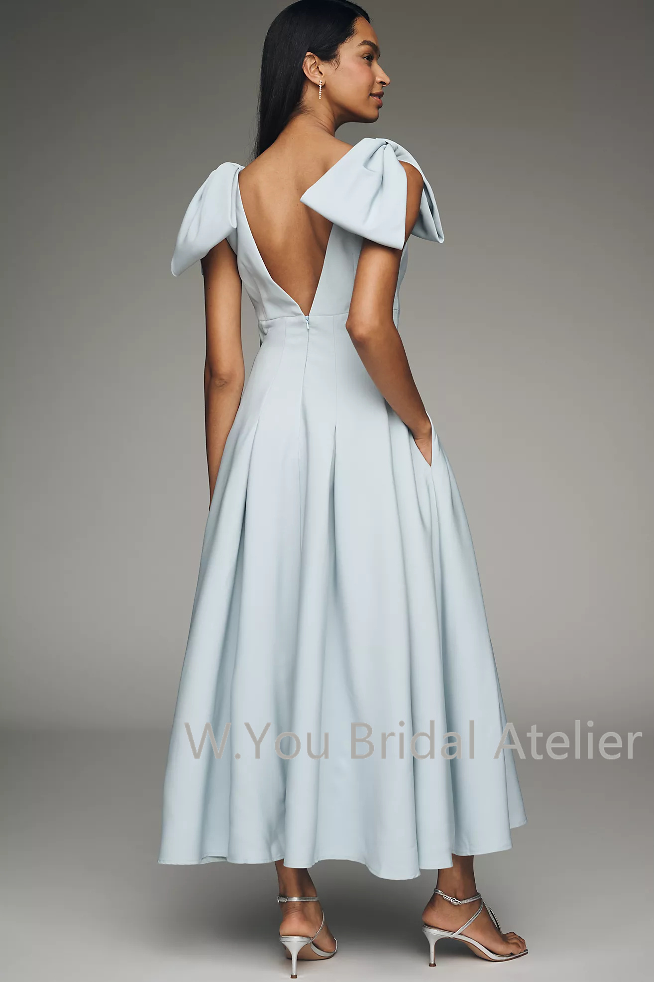 Robes de soirée drapées à col  - Women'S Formal Wear For Wedding Guest avis et prix