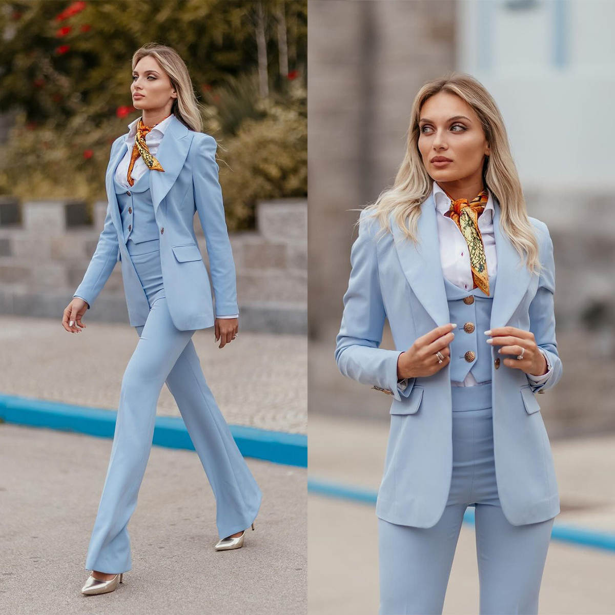 Costume formel pour femme bleu - Women Formal Wear Tailor avis et prix