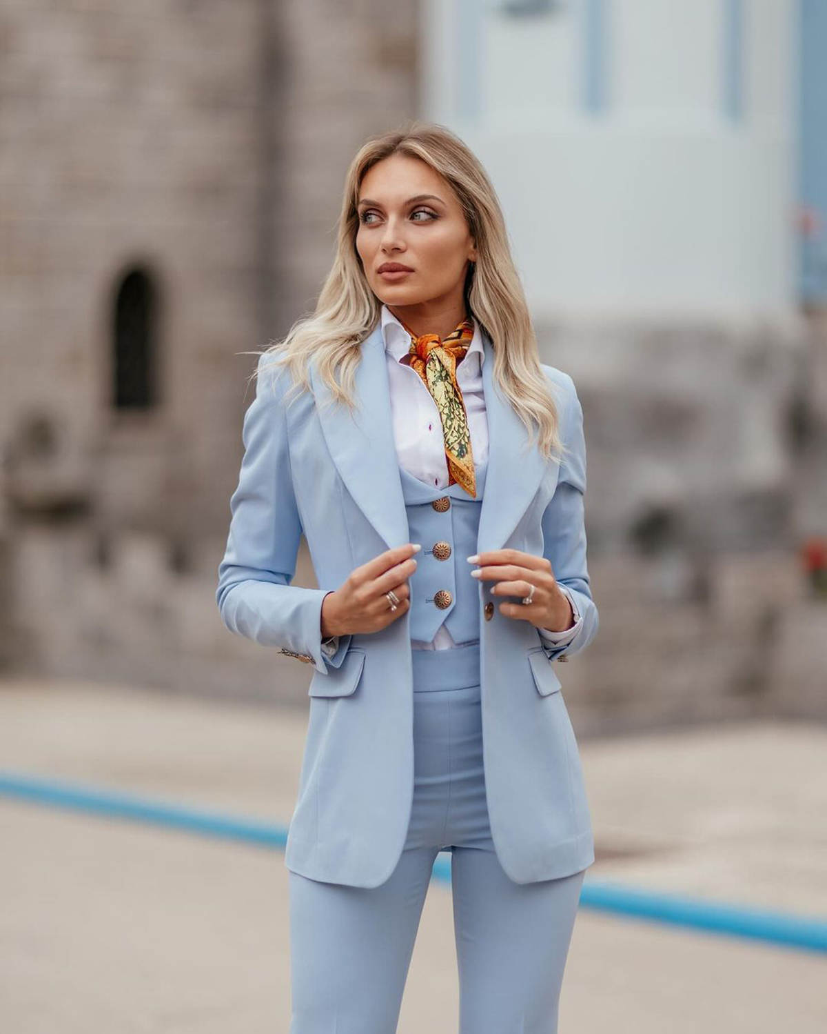 Costume formel pour femme bleu - Women Formal Wear Tailor avis et prix
