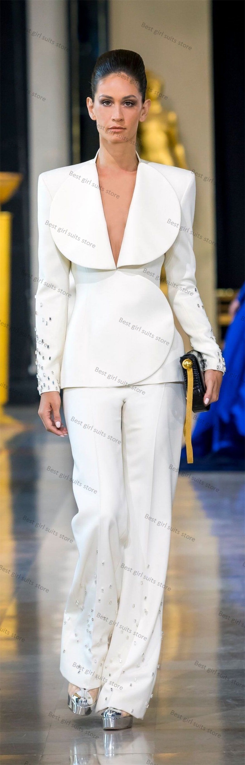 Blazer et pantalon en cristal  - Women Formal Wear Tailor avis et prix