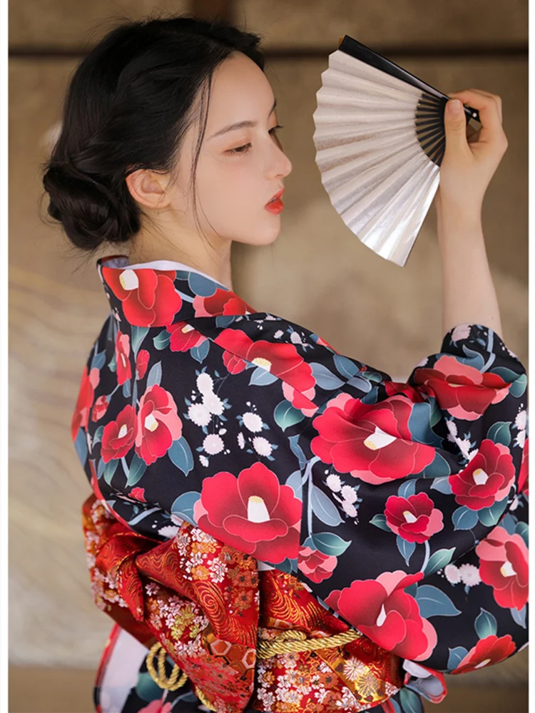 Robe longue à imprimé Floral p - Japanese Women Formal Wear avis et prix