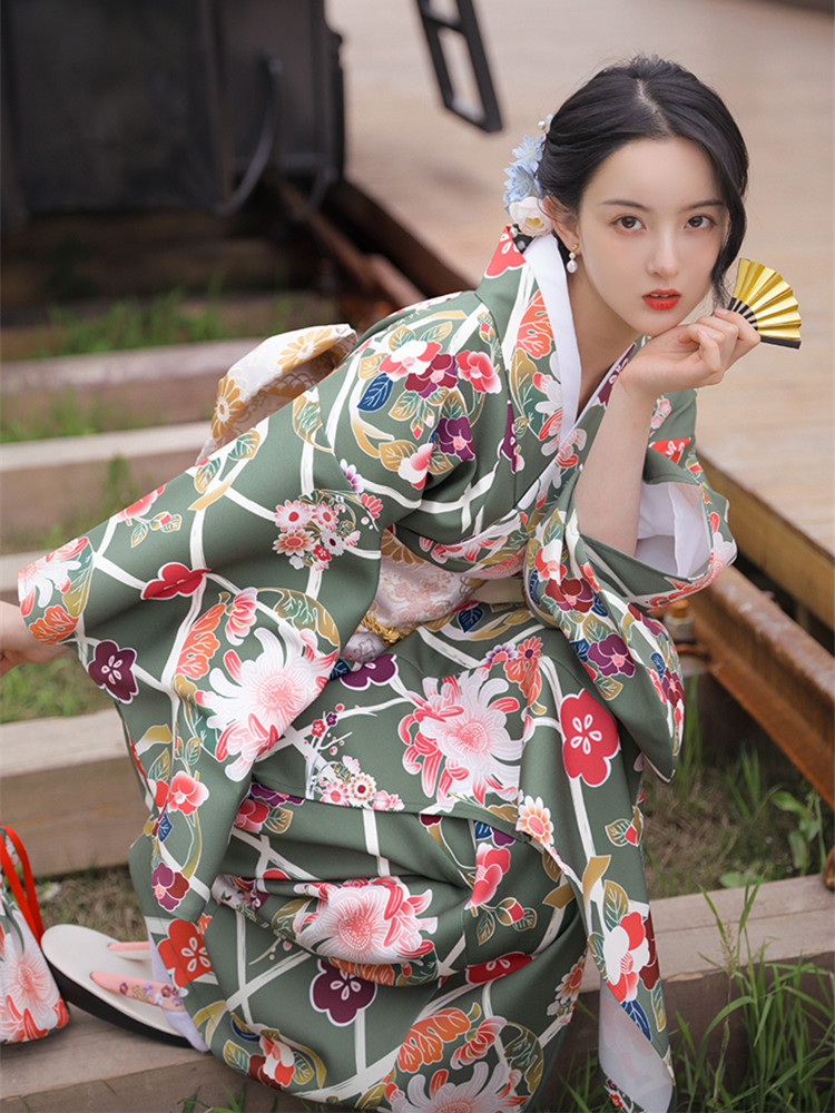 Robe longue à imprimé Floral p - Japanese Women Formal Wear avis et prix