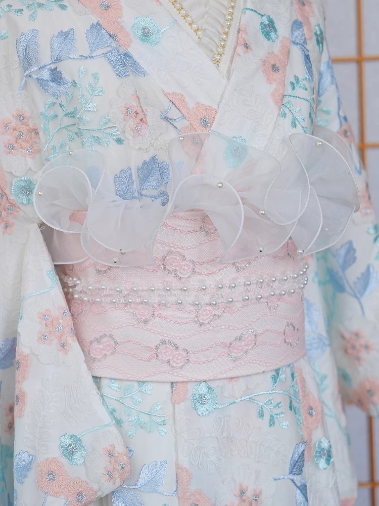 Sous-vêtement Kimono garnis de - Japanese Women Formal Wear avis et prix