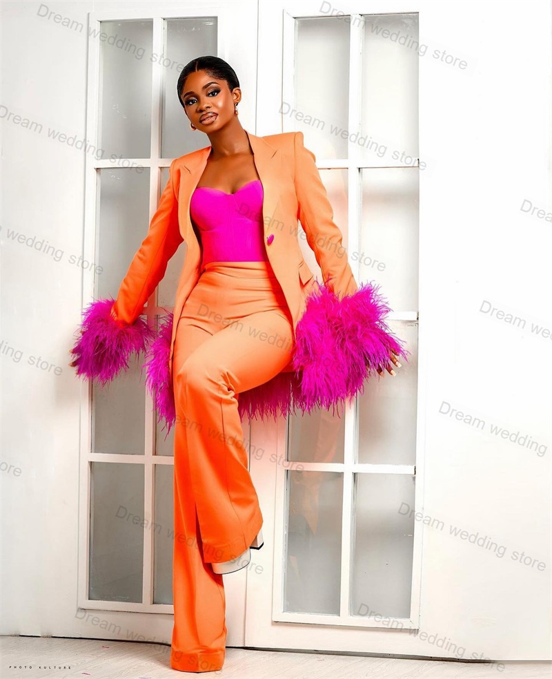 Costumes plumes d'autruche pou - Women Formal Wear Tailor avis et prix