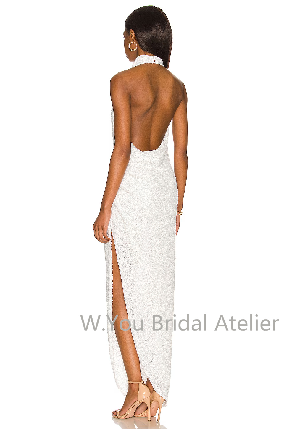 Robes de soirée blanches à col - Women'S Formal Wear For Wedding Guest avis et prix