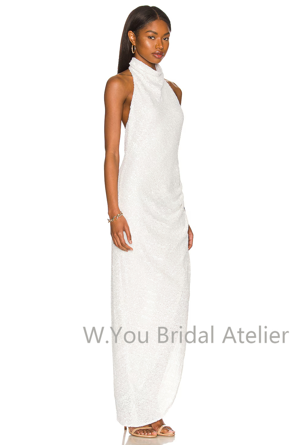 Robes de soirée blanches à col - Women'S Formal Wear For Wedding Guest avis et prix