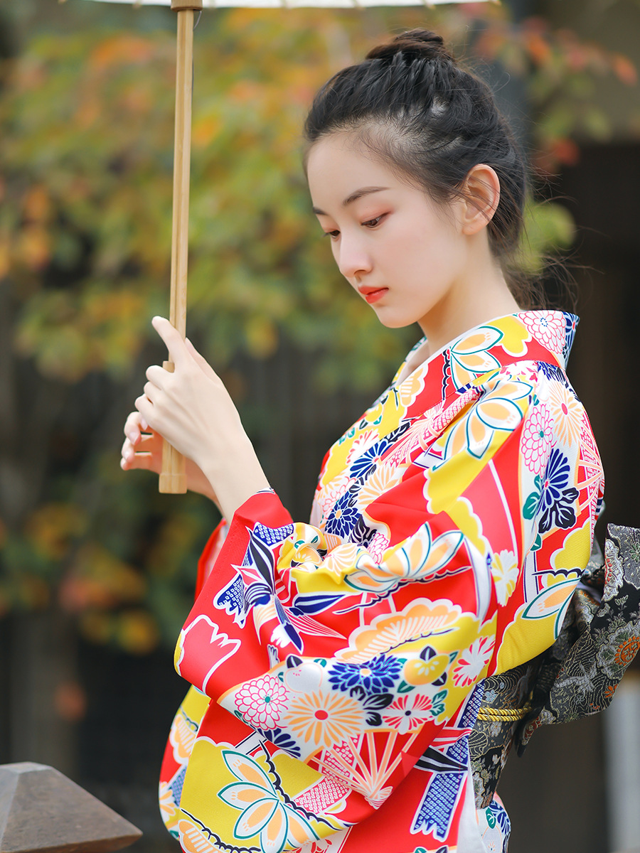 Kimono traditionnel japonais p - Japanese Women Formal Wear avis et prix