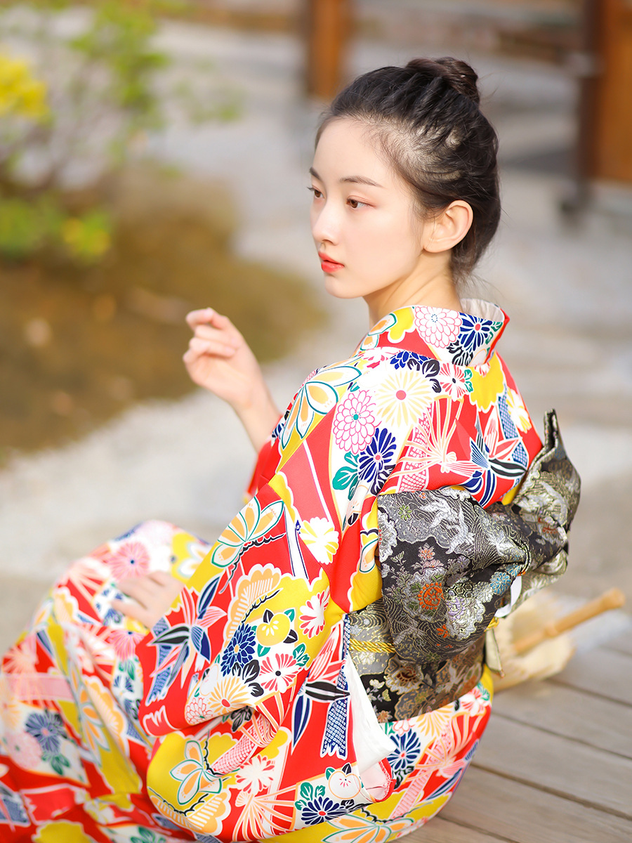 Kimono traditionnel japonais p - Japanese Women Formal Wear avis et prix