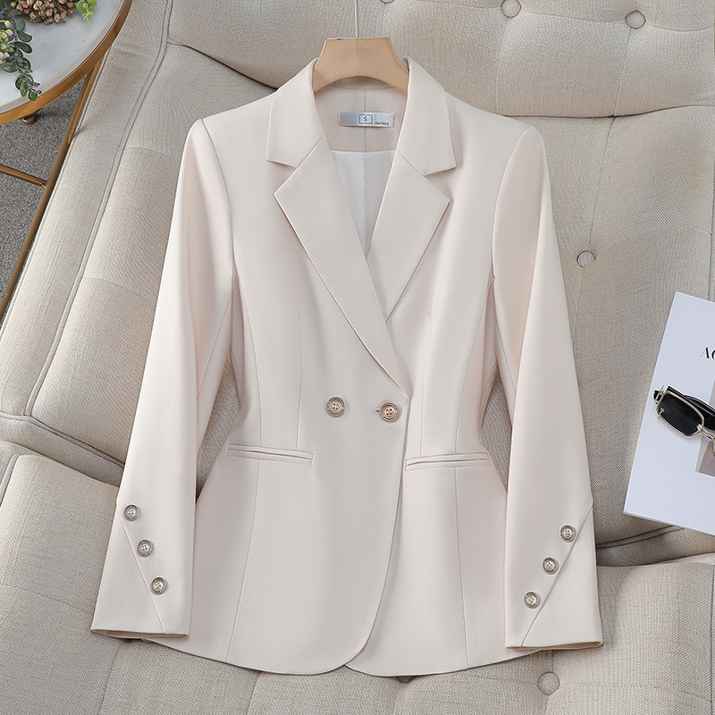Blazer croisé uni pour femme,  - Women Formal Wear With Black Blazer avis et prix