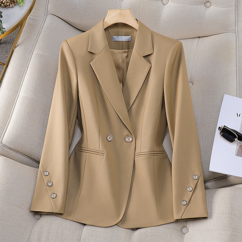 Blazer croisé uni pour femme,  - Women Formal Wear With Black Blazer avis et prix