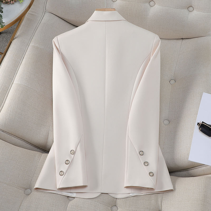 Blazer croisé uni pour femme,  - Women Formal Wear With Black Blazer avis et prix
