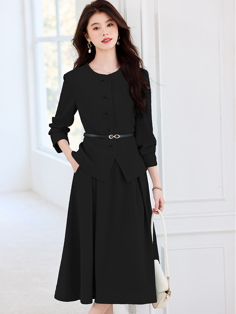 Costume jupe Blazer formel pou - Women Formal Wear With Black Blazer avis et prix