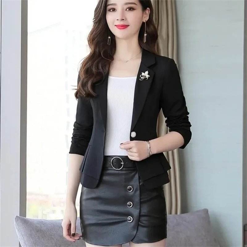 Manteau formel slim pour femme - Women Formal Wear With Black Blazer avis et prix
