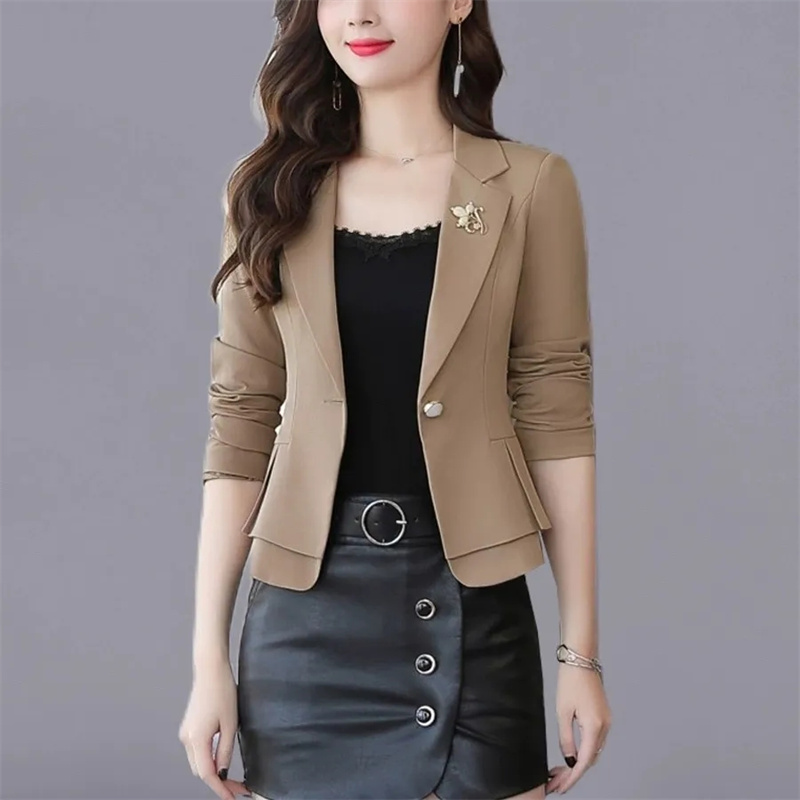 Manteau formel slim pour femme - Women Formal Wear With Black Blazer avis et prix