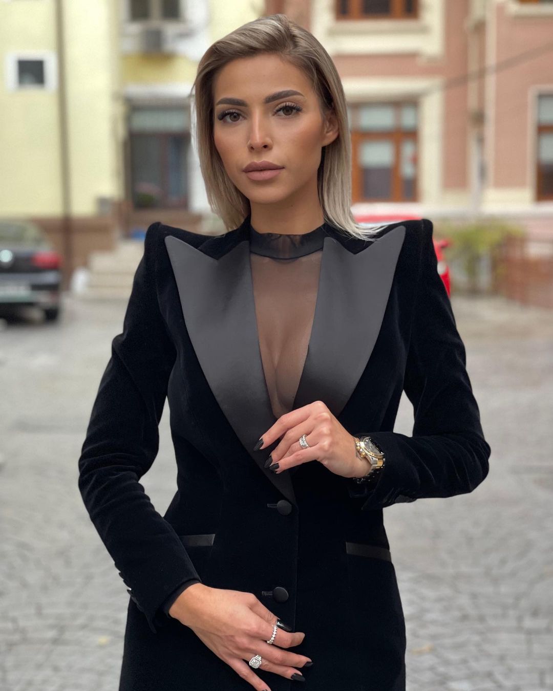 Costume Blazer Noir Cool Perso - Women Formal Wear With Black Blazer avis et prix