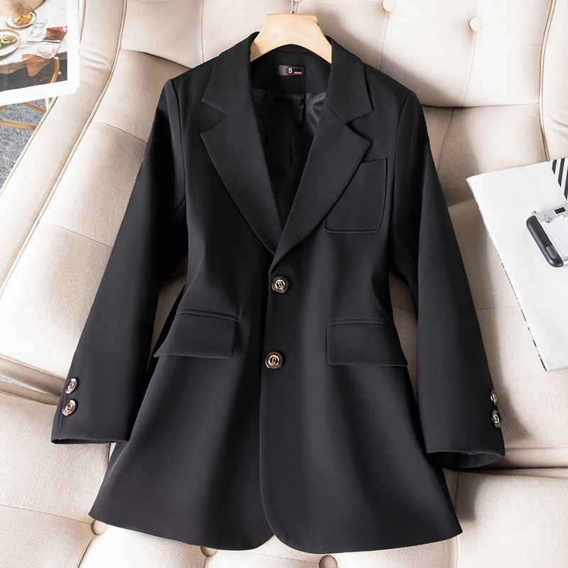 Veste à boutonnage simple à ma - Women Formal Wear Office avis et prix